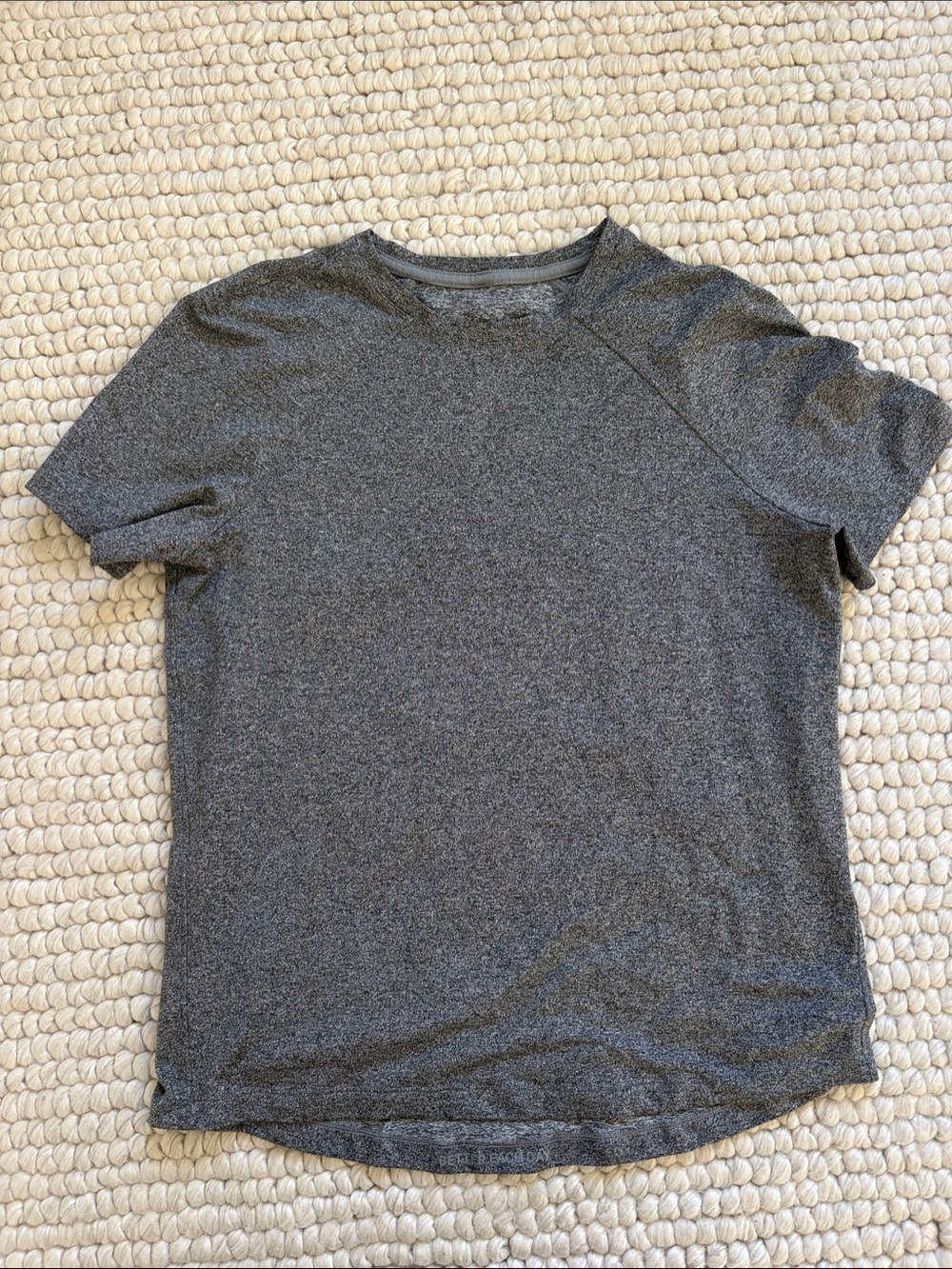 Lululemon Gray Performance Crew Neck T-Shirt